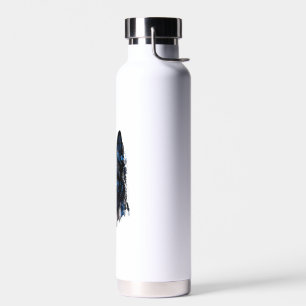 K9 Police Dog German Sherman American Flag Policem Water Bottle