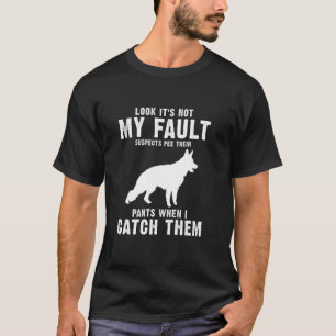 K9 Police Officer Design for K9 Thin Blue Line T-Shirt