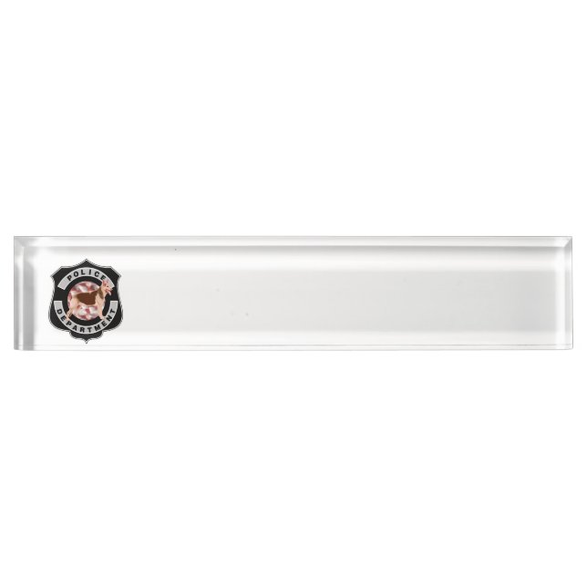 K9 Police Officers Name Plate (Front)
