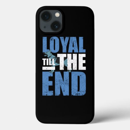 K9 Police Unit German Shepherd Loyalty  iPhone 13 Case