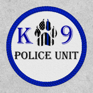 K9 Police unit Patch