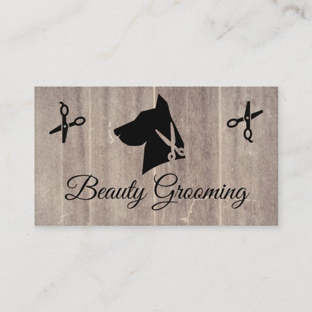 K9 Scissors | Dog Groomer Business Card (Front)