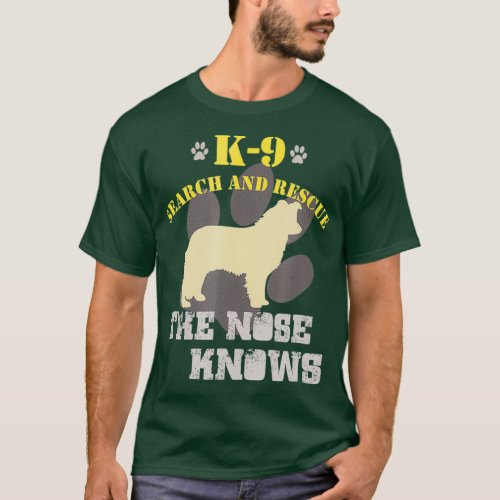 K9 Search and Rescue  Border Collie Handler T_Shirt