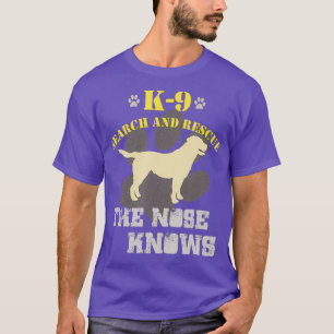 K9 Search and Rescue   Labrador Retriever Dog T-Shirt