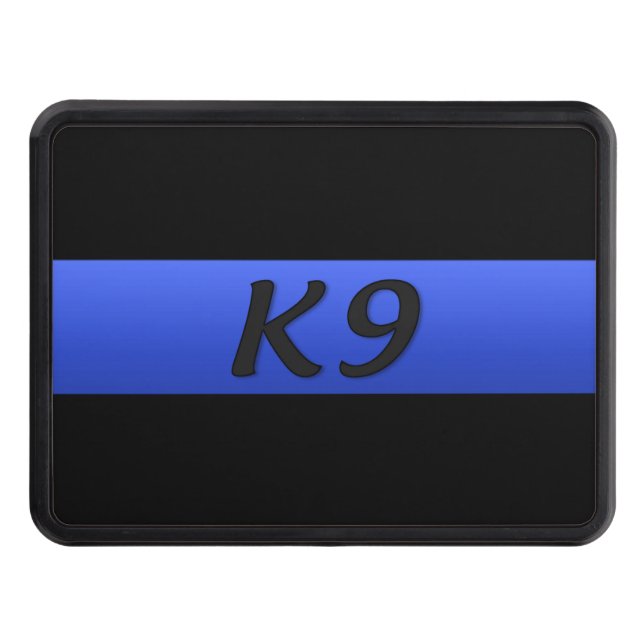 K9 - Thin Blue Line Hitch Cover (Front)