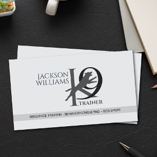 K9 Training - Dog Trainer - Canine Behaviourist  Business Card