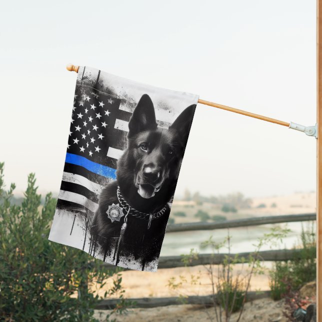K9 Unit House Flag (Insitu (Back))