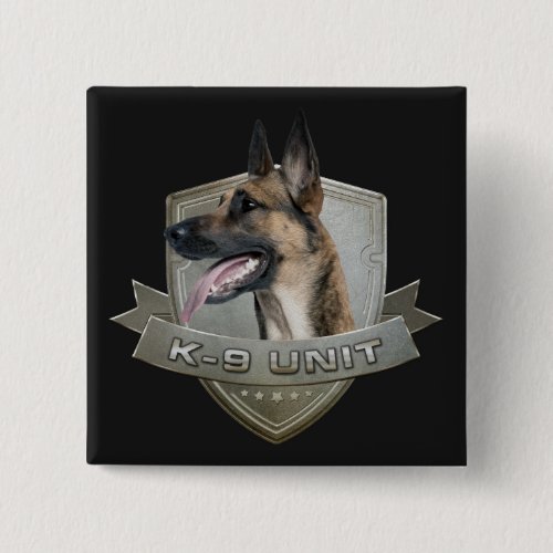 K9 Unit  _ Malinois _ Belgian shepherd Button