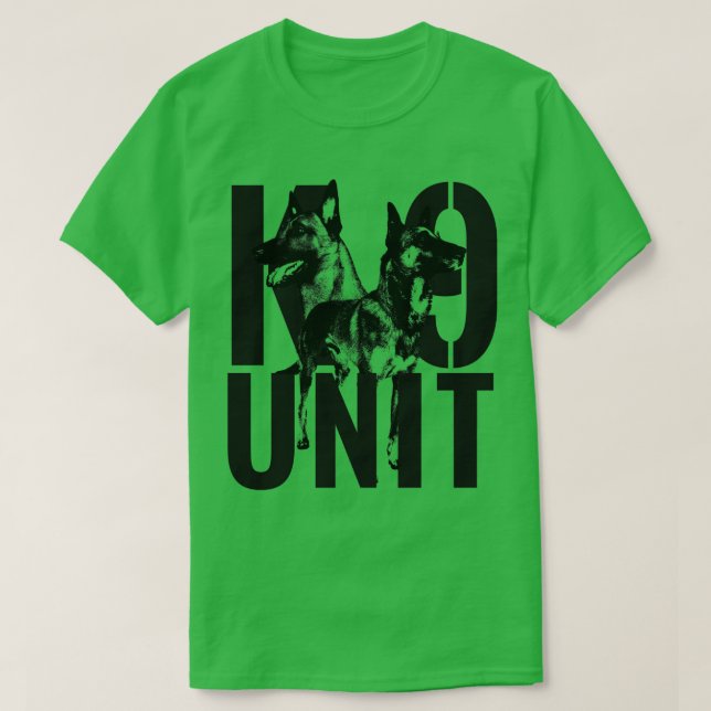 K9 Unit Police Dog Unit Malinois (11) T-Shirt (Design Front)