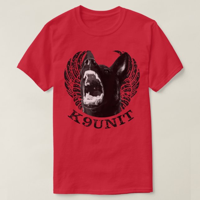 K9 Unit Police Dog Unit Malinois (2) T-Shirt (Design Front)