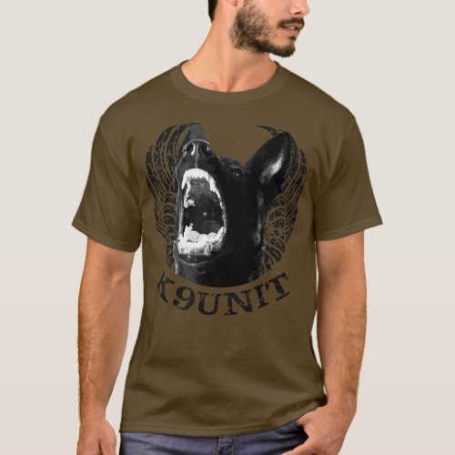 K9 Unit Police Dog Unit Malinois 4 T_Shirt