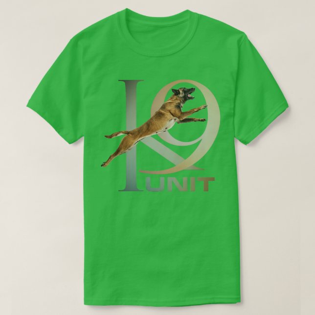 K9 Unit Police Dog Unit Malinois (6) T-Shirt (Design Front)