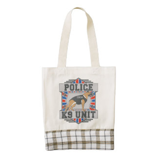 K9 Unit Police German Shepherd Zazzle HEART Tote Bag