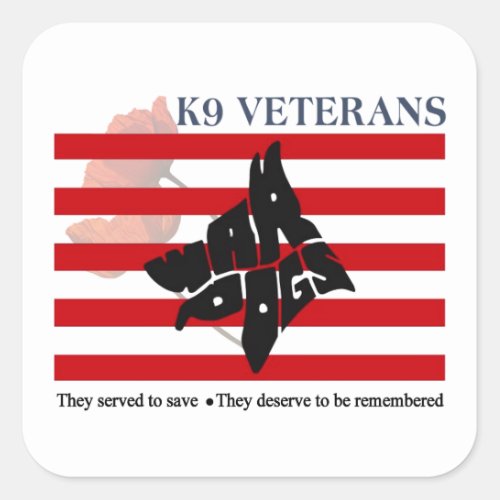 K9 Veterans Veterans Day Stickers