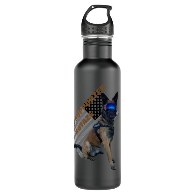 K9Taze supporter Stainless Steel Water Bottle (Front)