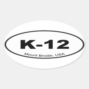 K-12 Euro Sticker