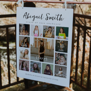 K-12 School Pictures Graduation Party Welcome Sign