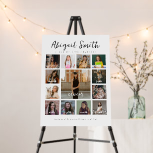 K-12 School Pictures Graduation Party Welcome Sign