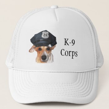 K-9 Corps Trucker Hat by images2go at Zazzle