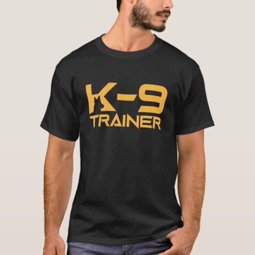 K_9 K9 Dog Handler Trainer Police Security Hallowe T_Shirt