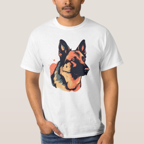 K_9 Kompanions German Shepherd Minimalist Gear  m T_Shirt