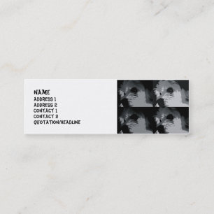 k-9 pop art mini business card