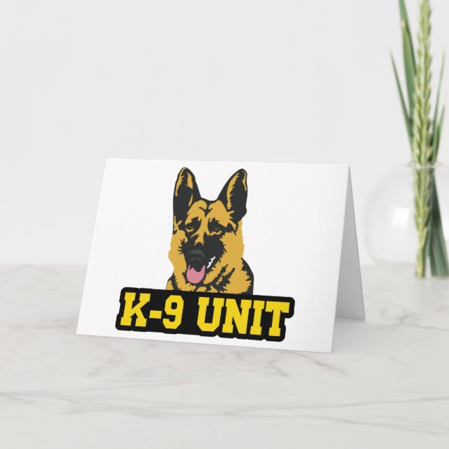 K-9 Unit Card (Front)