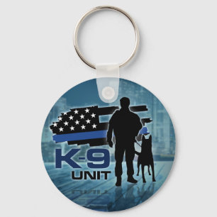 K-9 Unit  -Police Dog - Malinois Keychain
