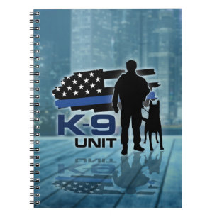 K-9 Unit -Police Dog - Malinois Notebook