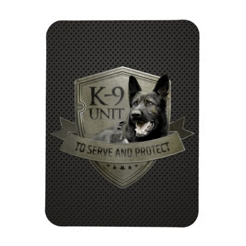 K_9 Unit  _Police dog Unit_ German Shepherd Magnet
