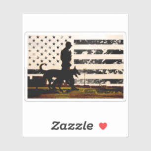 K-9 Working Dog Handler Sticker