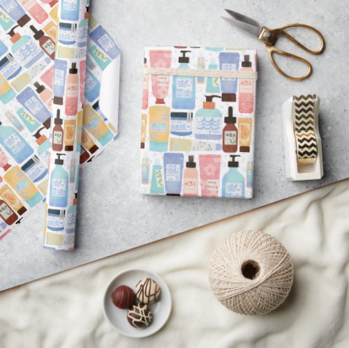 K_Beauty Korean Skincare Wrapping Paper