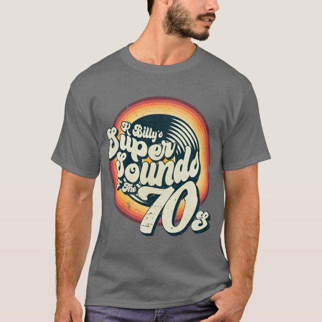 K Billys Super Sounds of the 70s gift T-Shirt (Front)