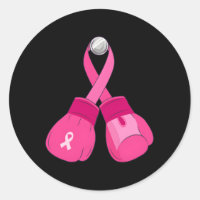 K Boxing Gloves Breast Cancer Awareness Fight Symb