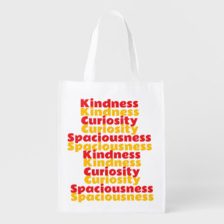 K C S - Kindness Curiosity Spaciousness Grocery Bag