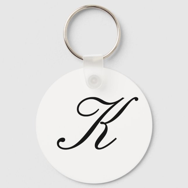 K chain keychain (Front)