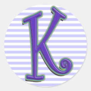 K CLASSIC ROUND STICKER