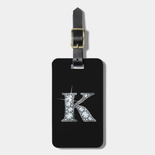 K "Diamond Bling" Luggage Tag