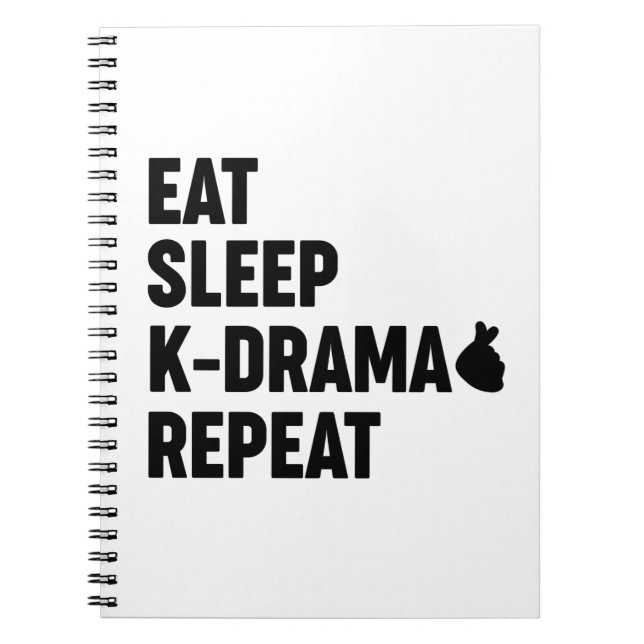 K-Drama | Korea Korean K-Pop Gift Idea Notebook (Front)