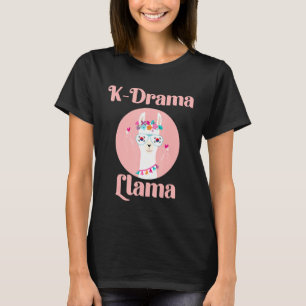 K drama Llama South Korean Flag Kdrama Lovers Kore T-Shirt