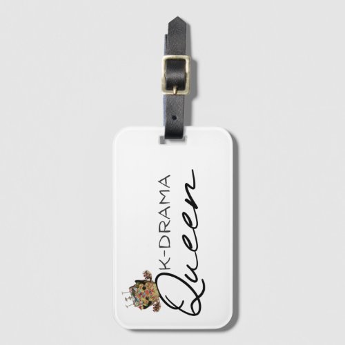 K_Drama Queen Luggage Tag