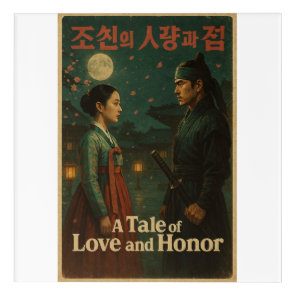 K-Drama Retro Poster – Joseon Romance Acrylic Print