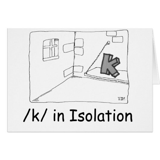 K In Isolation Cards (Front Horizontal)
