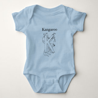K is for Kangaroo Baby Bodysuit