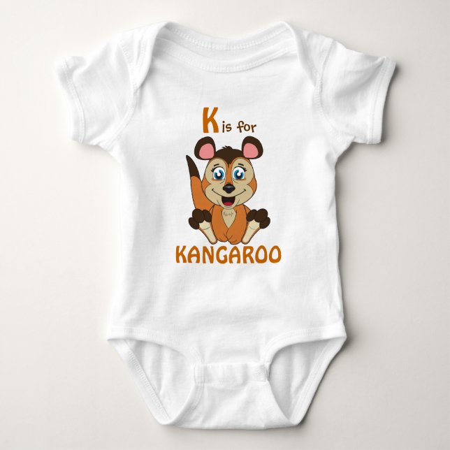"K is for KANGAROO" Childs Shirt (Front)