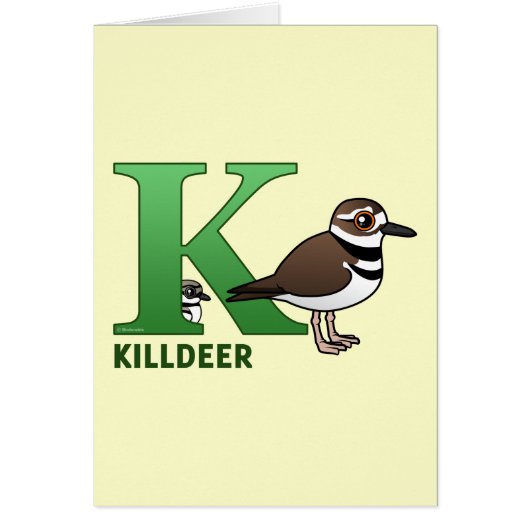 K is for Killdeer Cards (Front)
