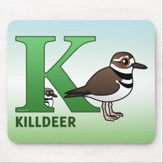 K is for Killdeer Mousepad