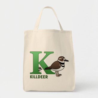 K is for Killdeer Grocery Tote