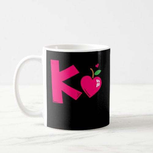 K Is For Kindergarten Teachers Back To School Coffee Mug