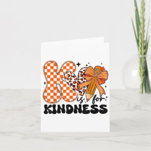 K Is For Kindness Cute Pencil Bow Teacher Be Kind  Card